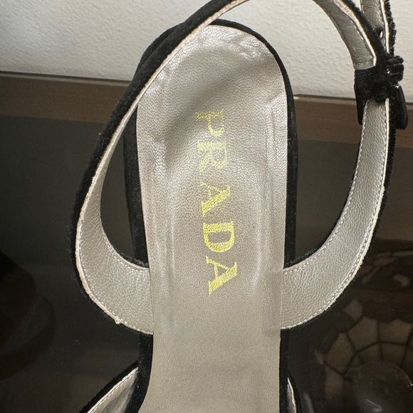 Prada Suede Wedges size 8 US/ 39 EU - Picture 6 of 13